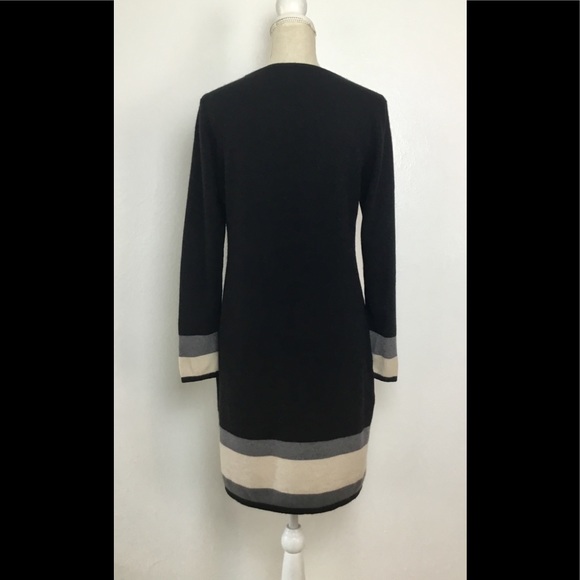BLACK Saks 5th Avenue Dress Cashmere - Picture 4 of 4